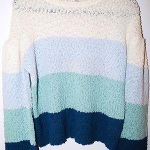 Striped Shrug Sweater